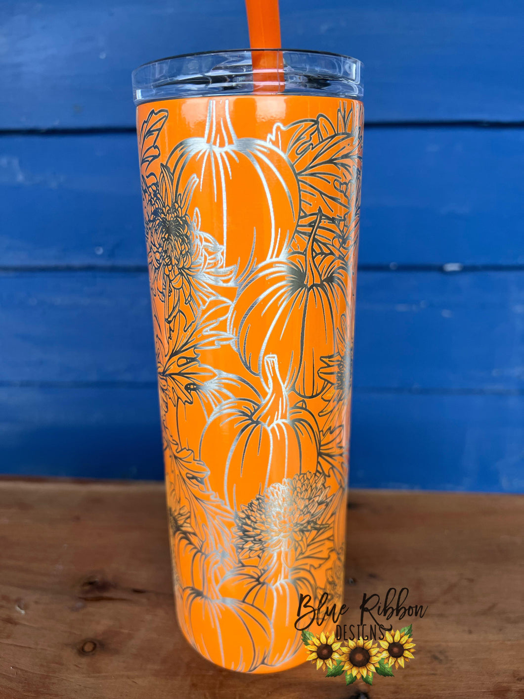 20 Ounce Stainless Tumbler - Mums and Pumpkins
