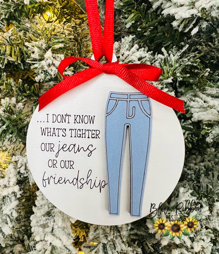 Wooden Friendship Ornament