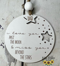 Personalized Wooden Memorial Ornament - Miss You Beyond the Stars