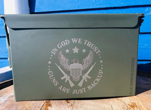 Engraved 50 Cal Ammo Can