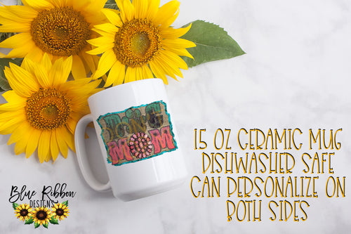 Dog Mom 15 Ounce Ceramic Mug