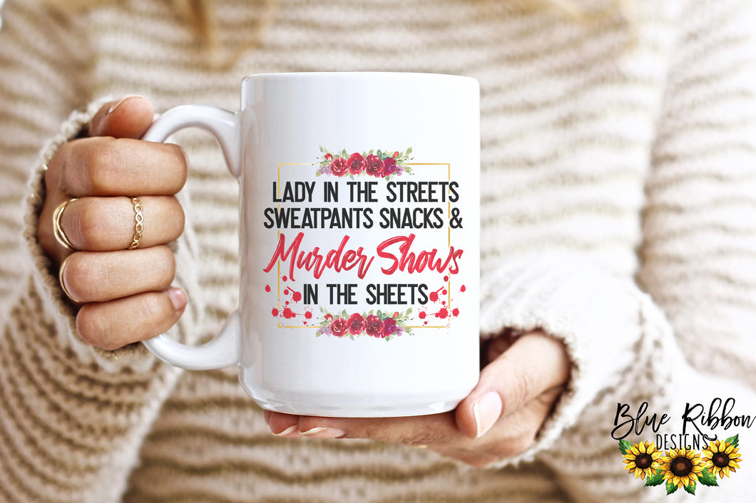 Lady in the Streets 15 Ounce Ceramic Mug