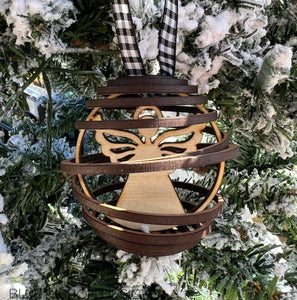 Wooden Spiral Ornament - Angel