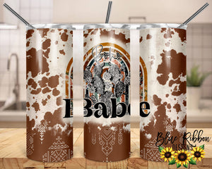 20 Ounce Skinny Stainless Double-Walled Tumbler - Boho Babe