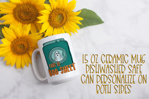 This Is Boo Sheet 15 ounce Ceramic Mug