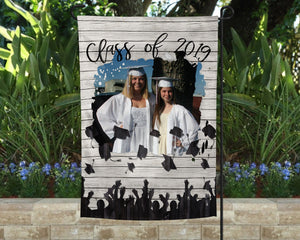 Class of 20XX Graduation Personalized Single or Double-Sided Garden Flag
