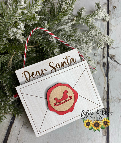 Wooden Sleigh Warranty Letter Ornament