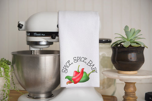 Spice Spice Baby Waffle Weave Kitchen Towel