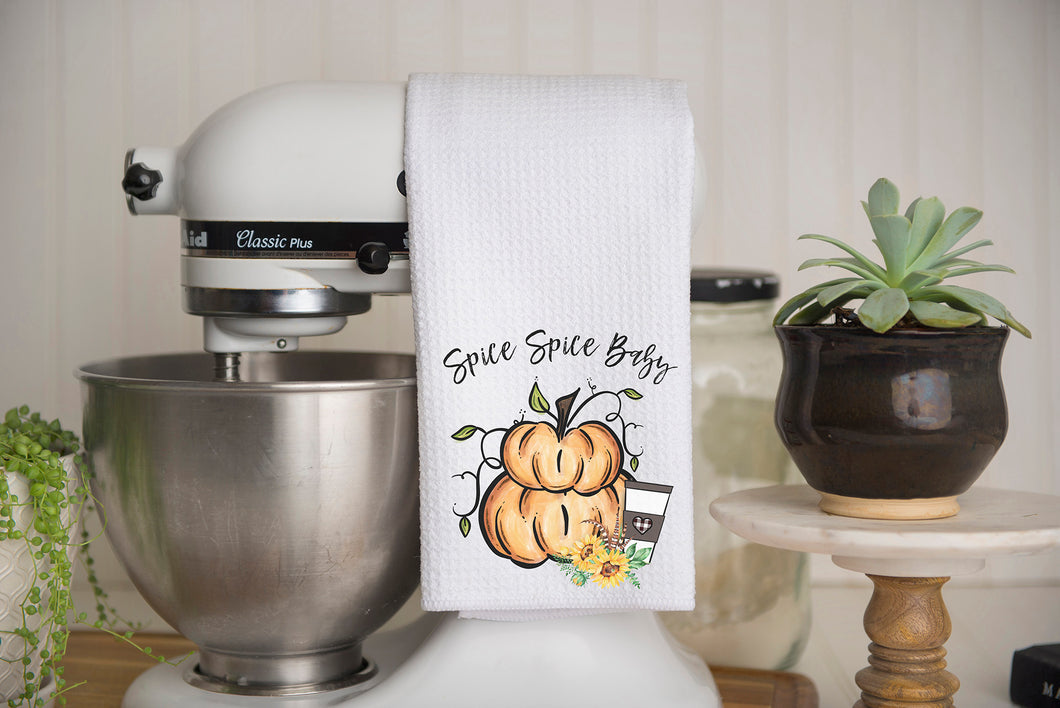 Spice Spice Baby Waffle Weave Kitchen Towel