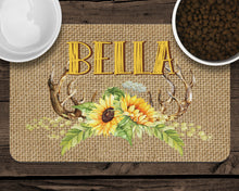Sunflowers and Antlers Pet Mat