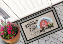 Welcome to Our Farm - Cows or Horses 18" x 30" Rubber Backed Door Mat